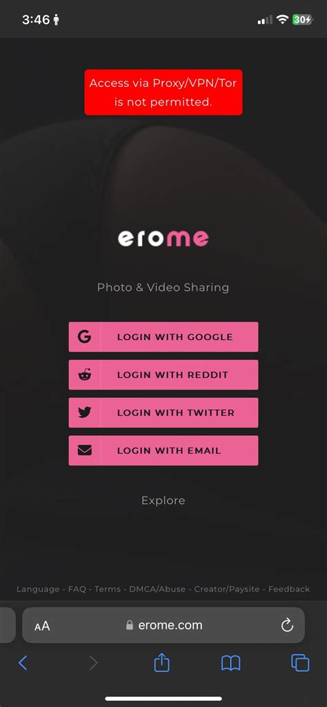 erome pics|Access via Proxy/VPN/Tor is not permitted : r/erome